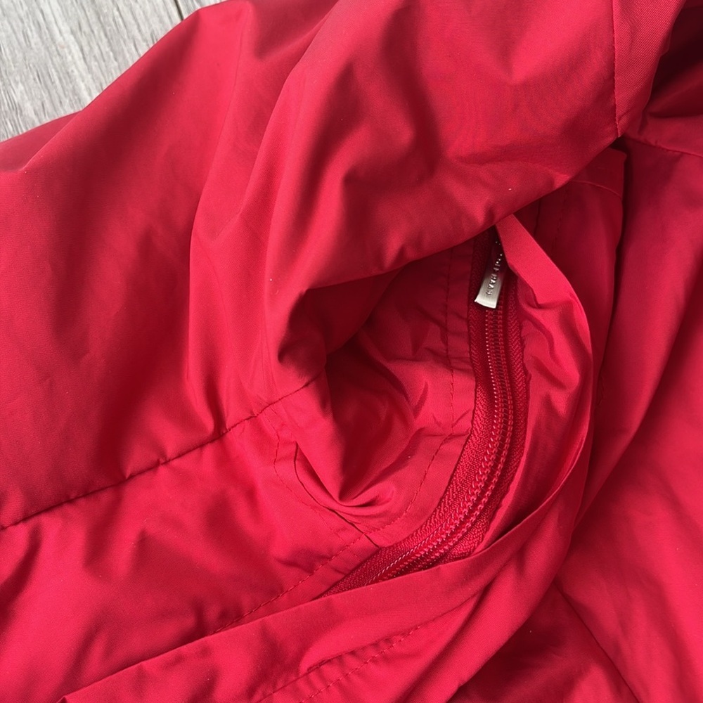 Packable Hooded Water-Resistant Anorak Coat - Picture 6 of 6